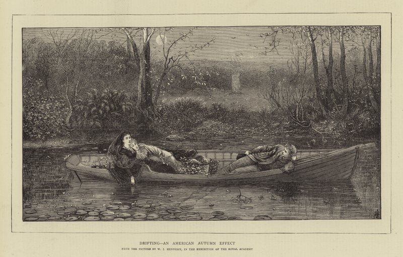 Drifting, en amerikansk efterårseffekt af William John Hennessy