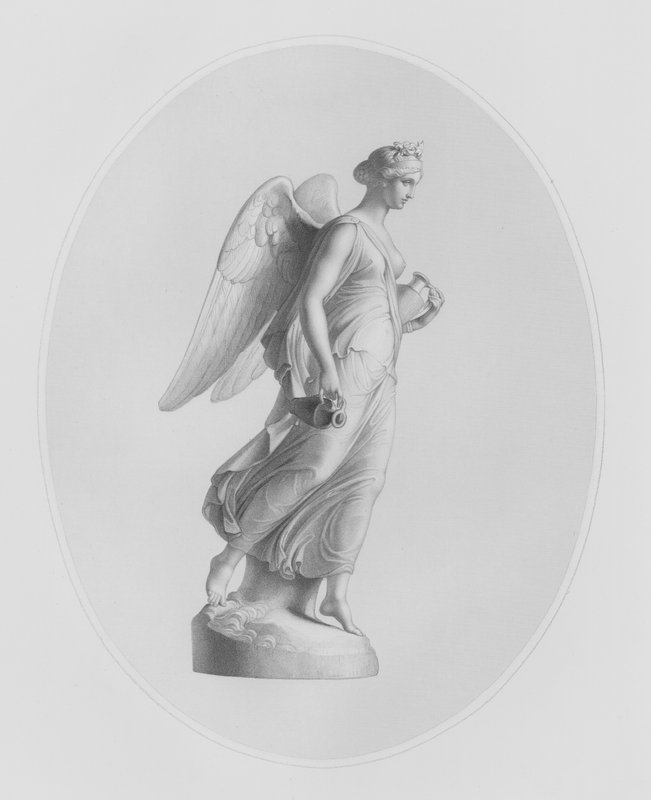 Aurora, indgraveret af W Roffe fra statuen af J Gibson, RA, i Mrs Henry Sandbachs besiddelse (gravering) af William John Roffe