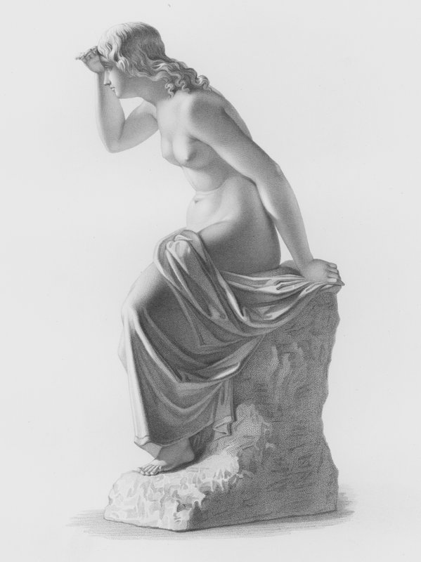 Sunshine, indgraveret af W Roffe fra statuen af J Durham (gravering) af William John Roffe