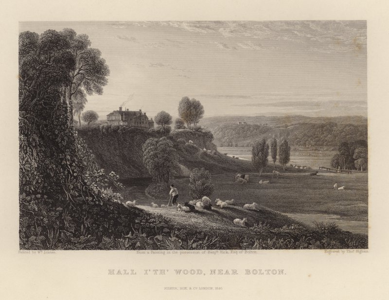 Hall in the Wood nær Bolton af William Linton