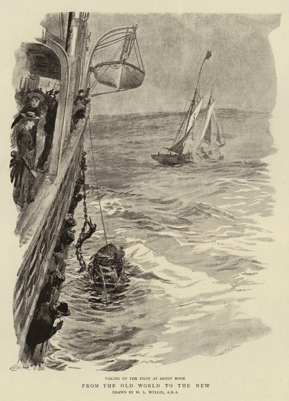 Fra den gamle verden til den nye af William Lionel Wyllie