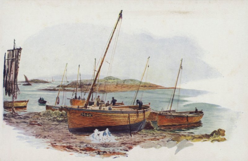 Loch Fyne Sildesko ved Tarbet af William Lionel Wyllie