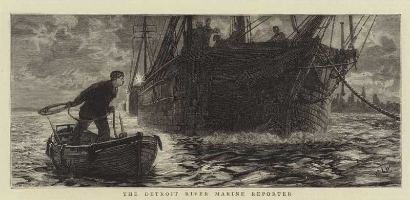 Detroit River Marine Reporter af William Lionel Wyllie