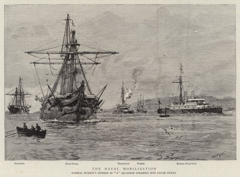 Flådemobiliseringen af William Lionel Wyllie