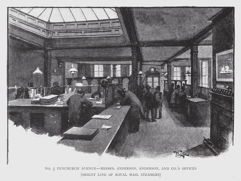 Fenchurch Avenue nr. 5, Mrs. Anderson, Anderson og Co