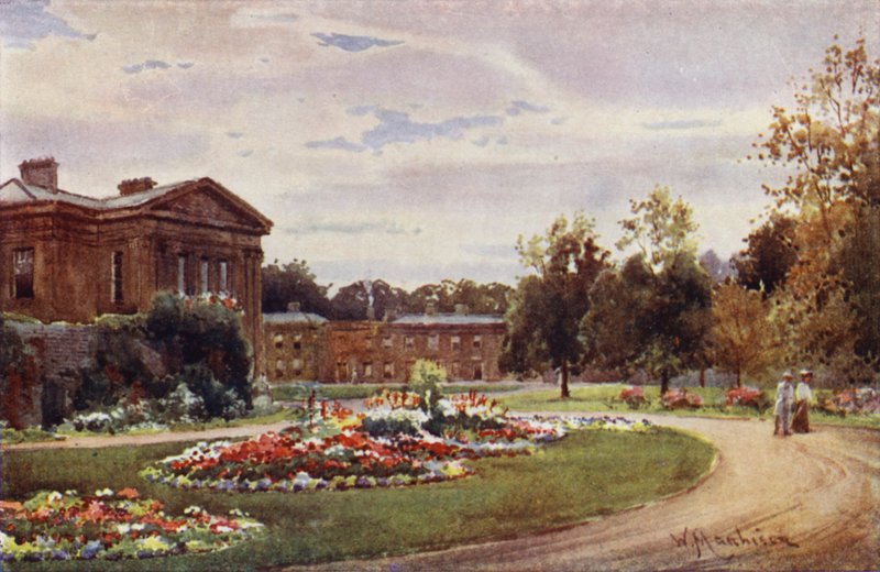 Downing College fra indgangen i Regent Street af William Matthison