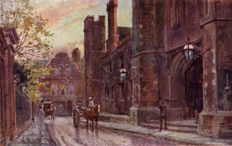 Entrance Gateway, Queens College af William Matthison