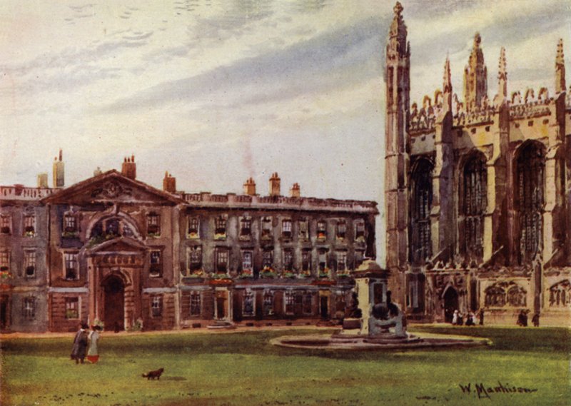 Kings College Chapel og Fellows-bygningerne af William Matthison