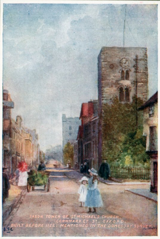 Saxon Tower, St. Michaels Church, Cornmarket St af William Matthison