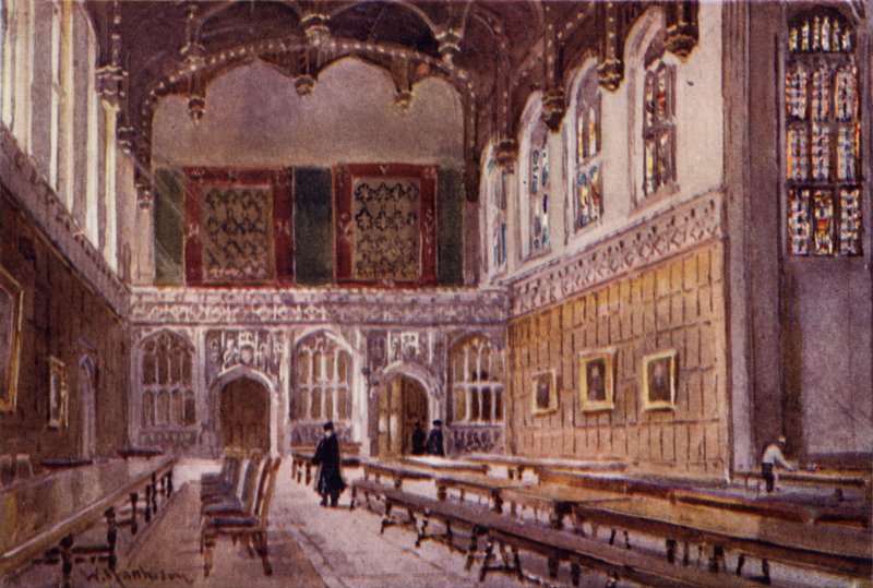 Hall of Kings College af William Matthison
