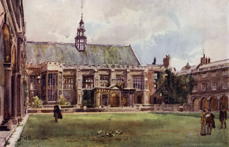 Hall of Trinity College fra Neviles Court af William Matthison