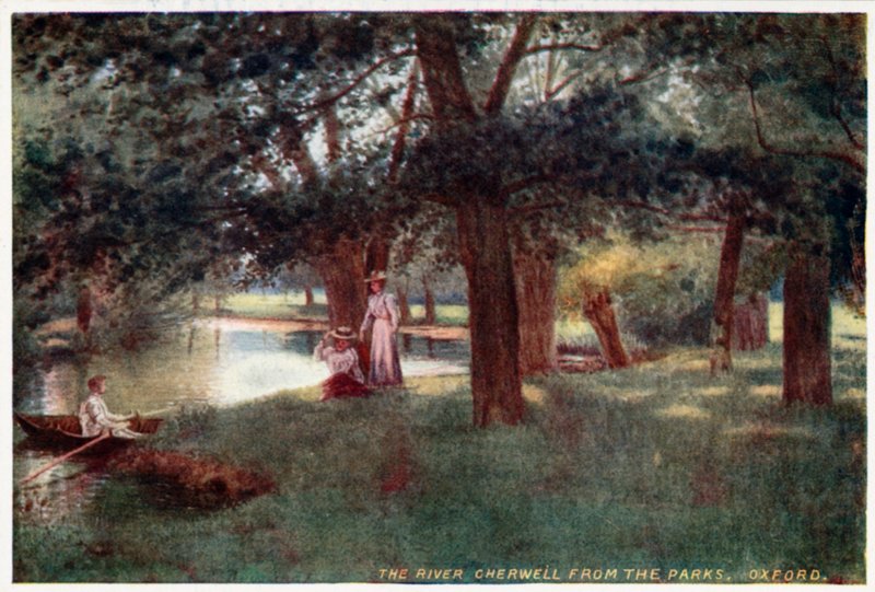 The River Cherwell, fra Parks, Oxford af William Matthison
