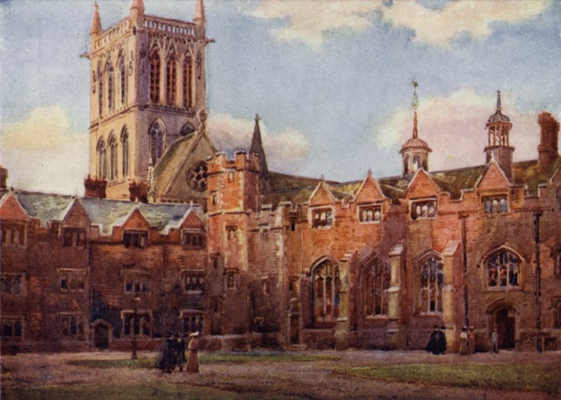 Den anden domstol på St Johns College af William Matthison
