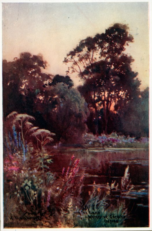 Worcester College Garden af William Matthison