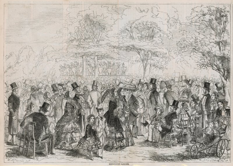 Kensington Palace Gardens, London af William McConnell