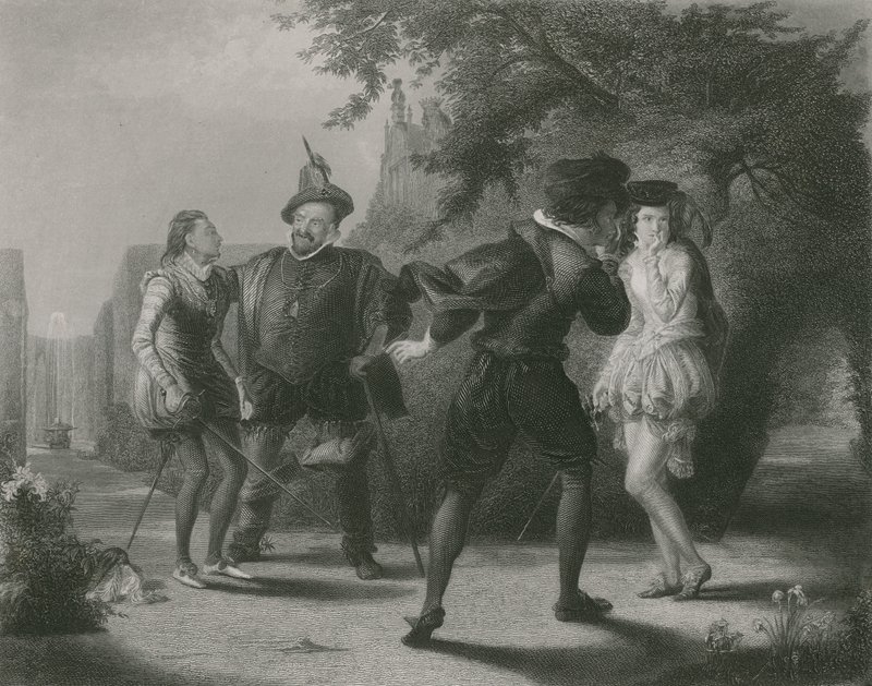 Duellen, Tolvte Nat af William Powell Frith