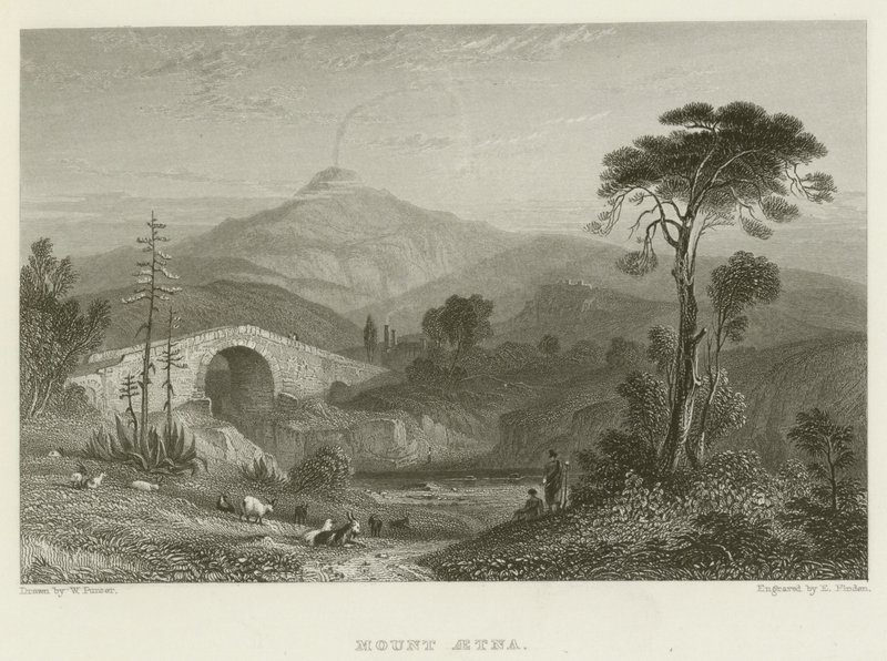 Mount Aetna af William Purser