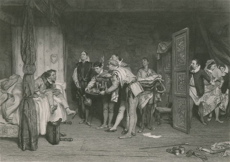 Christopher Sly, Taming of the Shrew, c.1880 af William Quiller Orchardson
