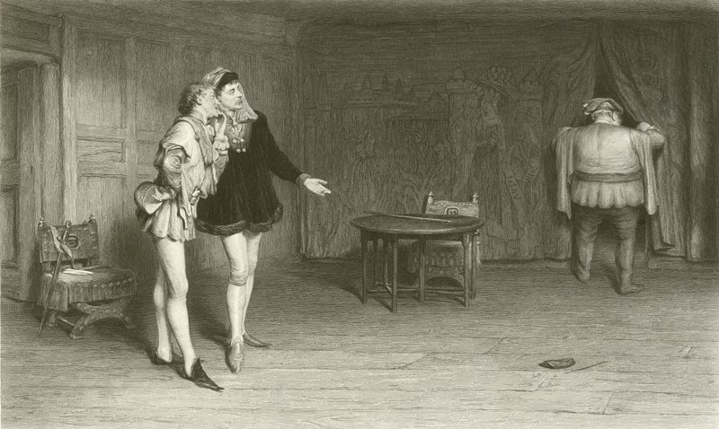 Prins Henry Poins og Falstaff af William Quiller Orchardson
