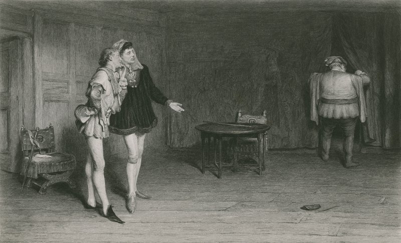 Prins Henrik, Points og Falstaff, Kong Henrik IV, første del af William Quiller Orchardson