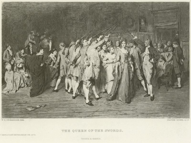 Sværdens Dronning (dybtryk) af William Quiller Orchardson