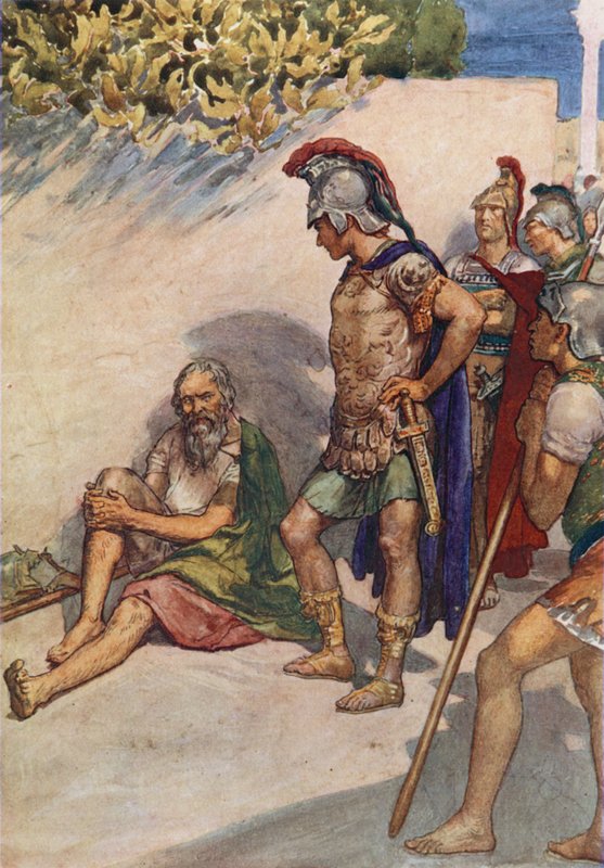 Alexander og Diogenes af William Rainey
