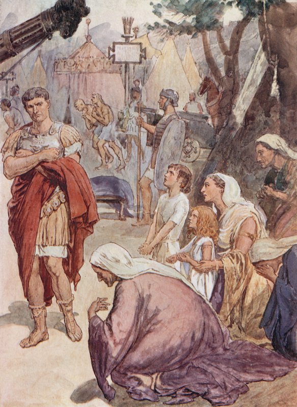 Coriolanus og Matronerne i Rom af William Rainey