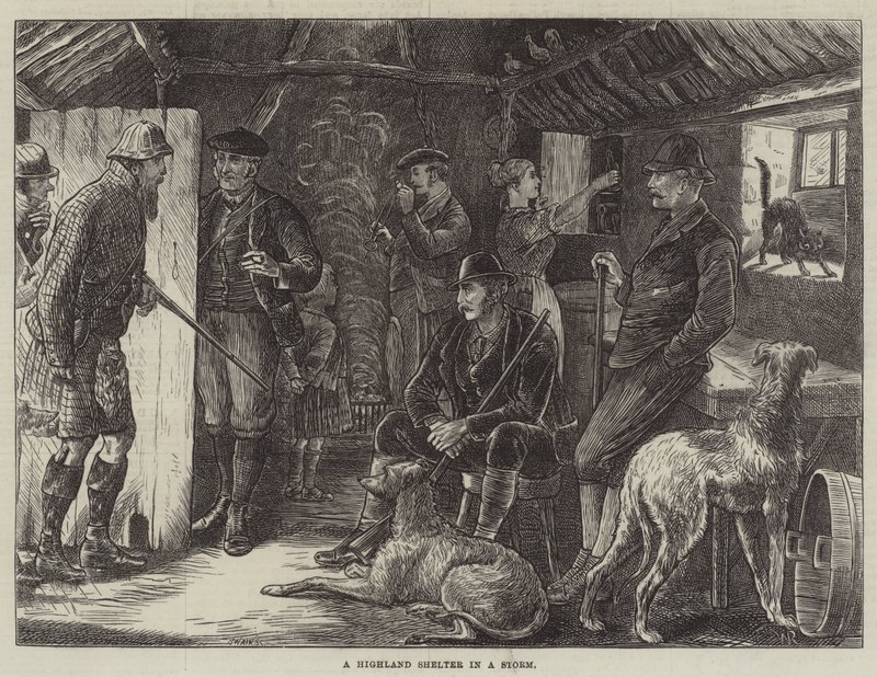 Et ly i højlandet i en storm af William Ralston