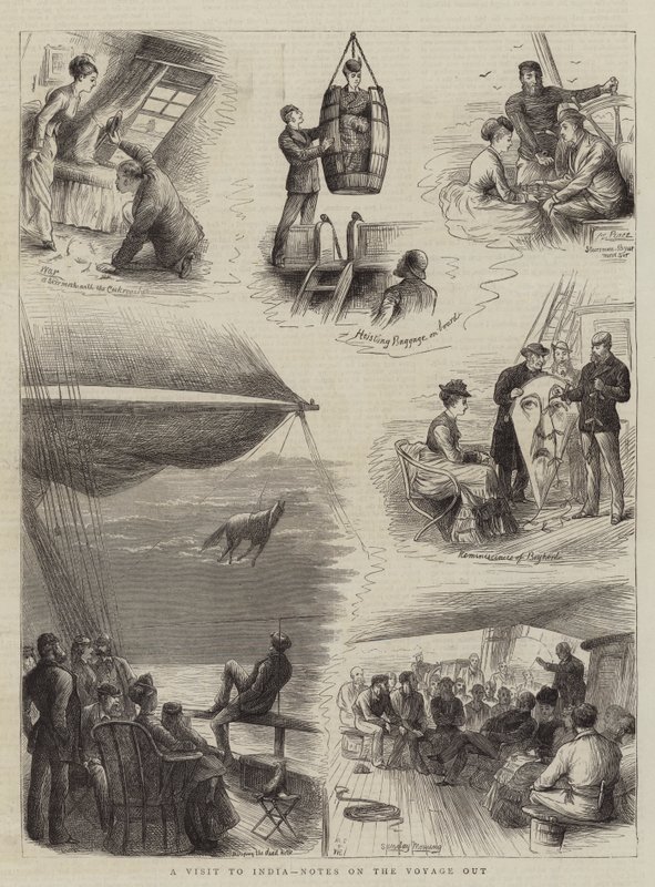 Et besøg i Indien, noter om rejsen ud af William Ralston