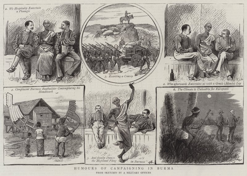 Humor om kampagne i Burma af William Ralston