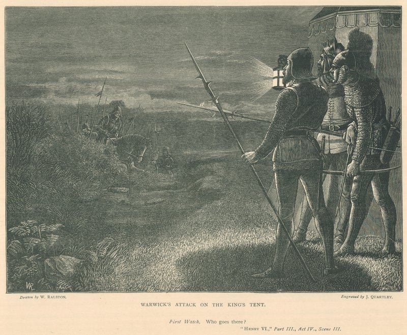 Illustration til Kong Henrik VI, del III af William Ralston