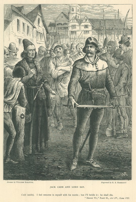 Illustration til kong Henrik, del ii af William Ralston