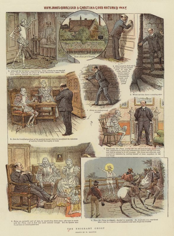 The Emigrant Ghost (chromolitho) af William Ralston