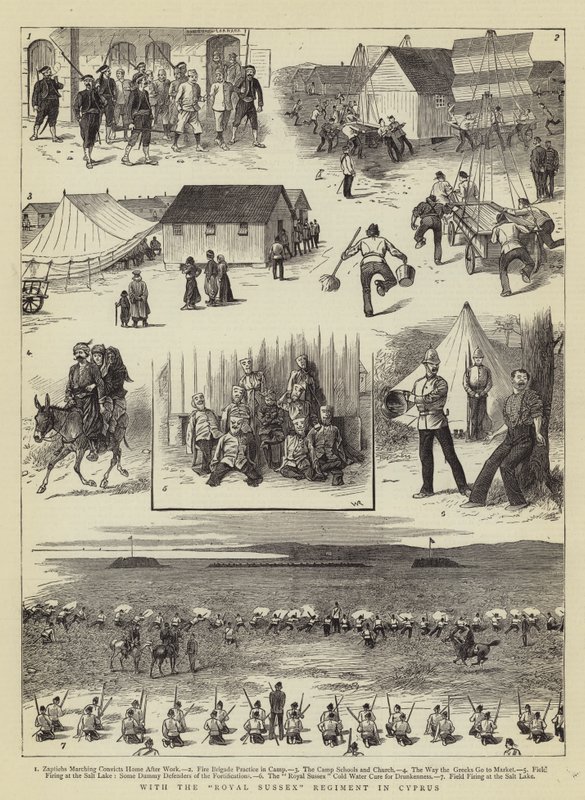 Med Royal Sussex Regiment på Cypern af William Ralston