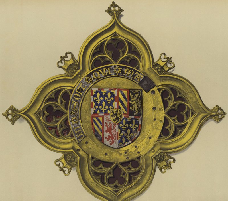 Karl den Stolte, hertug af Bourgogne, ca. 1469-1476-7 (chromolitho) af William St John Hope
