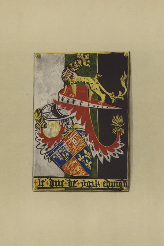 Sir Edmond Plantagenet af Langley, jarl af Cambridge og hertug af York, 1361-1402 (chromolitho) af William St John Hope
