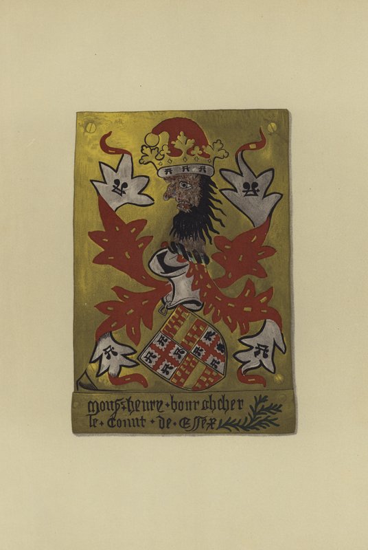 Sir Henry Bourchier, lord Bourchier, greve af Eu og jarl af Essex, 1452-1483 (chromolitho) af William St John Hope