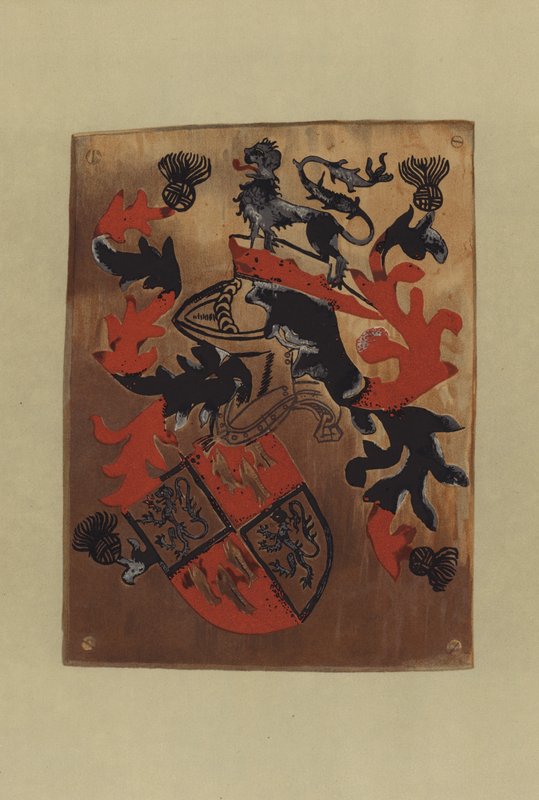 Sir Henry Percy, lord Percy, lord Poynings og greve af Northumberland, 1474-1489 (chromolitho) af William St John Hope