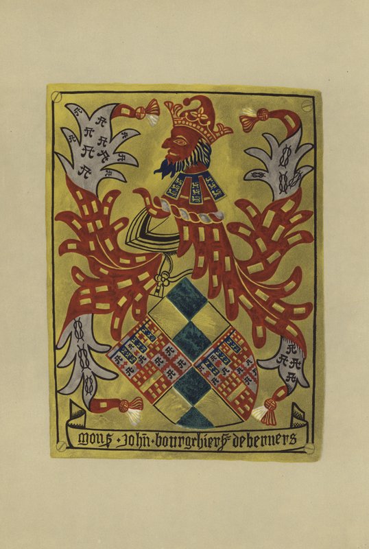 Sir John Bourchier, lord Berners, 1459-1474 (chromolitho) af William St John Hope
