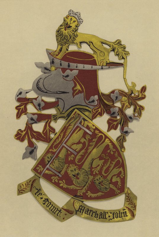 Sir John Mowbray, hertug af Norfolk og jarl marskal, 1421-1432 (chromolitho) af William St John Hope