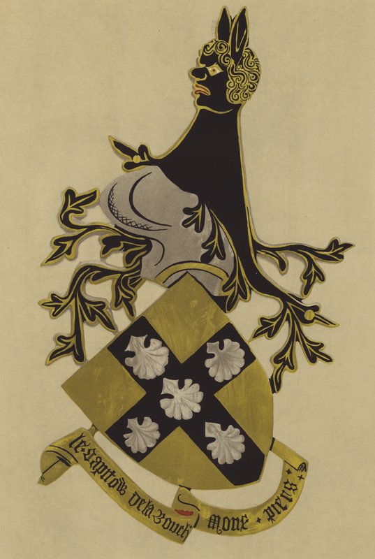 Sir John de Grailly, Captal de Buch, 1348-1377 (chromolitho) af William St John Hope