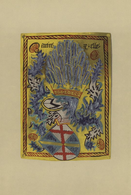 Sir John le Scrope, lord Scrope af Bolton, 1461-1498 (chromolitho) af William St John Hope