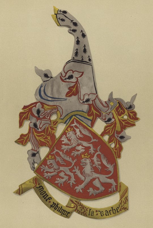Sir Philip de la Vache, 1399-1408 (chromolitho) af William St John Hope