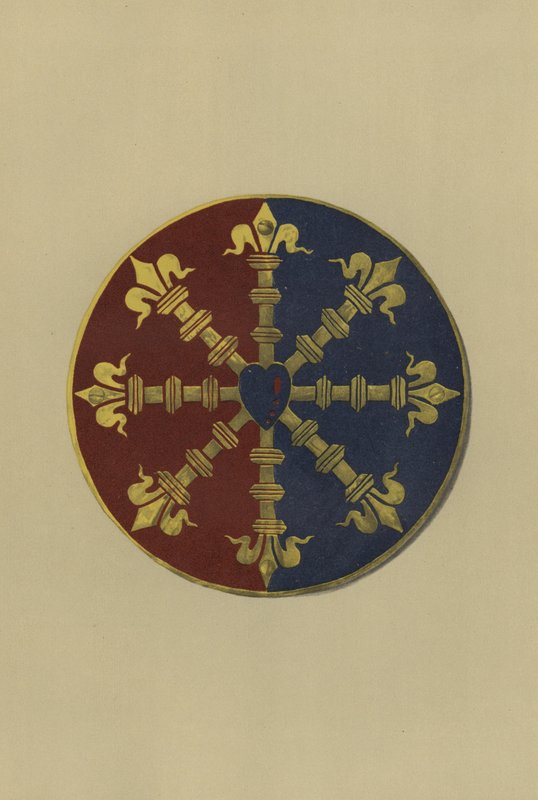 Sir Ralph Bassett, lord Bassett af Drayton, 1368-1390 (chromolitho) af William St John Hope