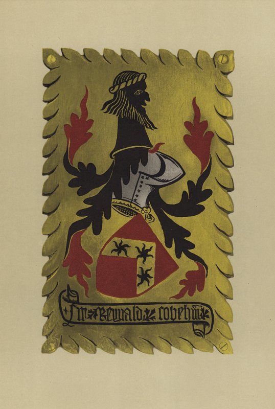 Sir Reginald Cobham, lord Cobham af Sterborough, ca. 1352-1361 (chromolitho) af William St John Hope