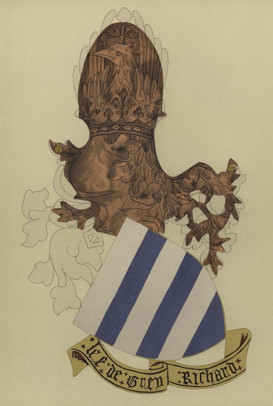 Sir Richard Grey, lord Grey af Codnor, 1404-1418 (chromolitho) af William St John Hope