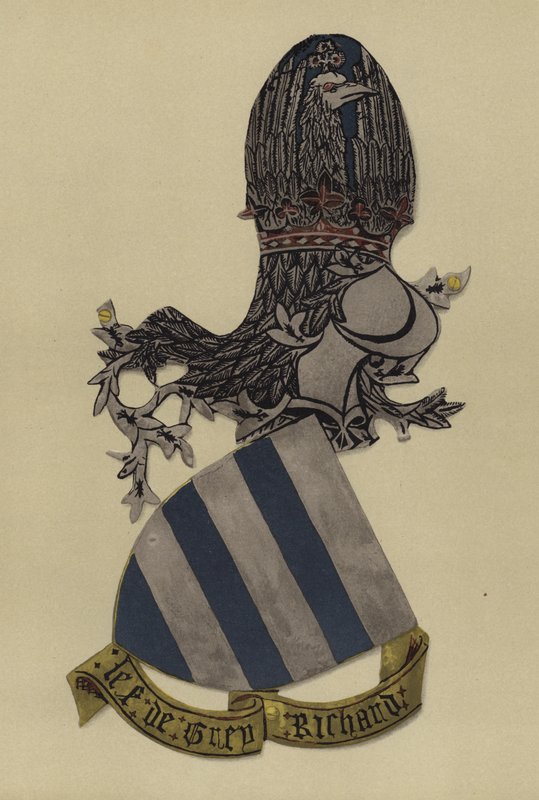 Sir Richard Grey, lord Grey af Codnor, 1404-1418 (chromolitho) af William St John Hope