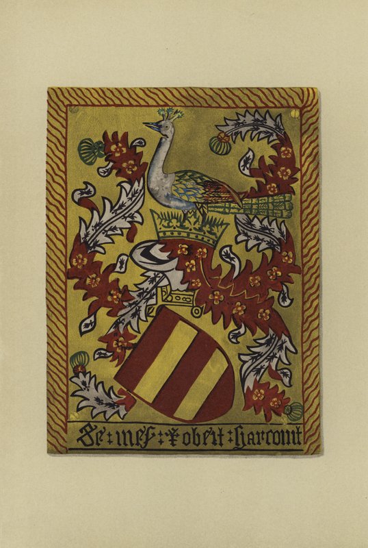 Sir Robert Harcourt, 1461-1470 (chromolitho) af William St John Hope