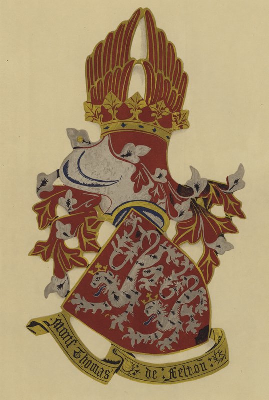 Sir Thomas Felton, 1381-1381 (chromolitho) af William St John Hope