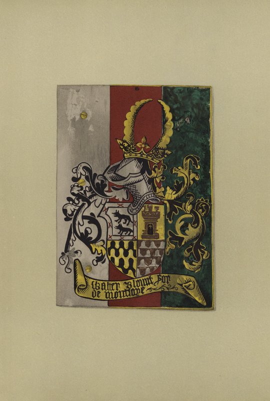 Sir Walter Blount, lord Mountjoy, 1472-1474 (chromolitho) af William St John Hope